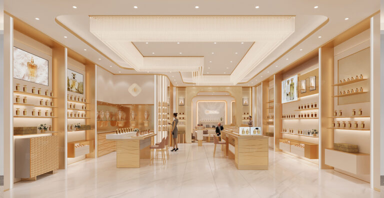 Modern Perfume Showcase Design Ideas for Retail Stores